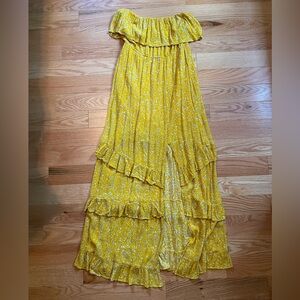 Sunflower Yellow Strapless Dress